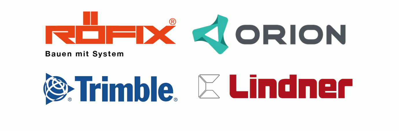 RÖFIX, Orion Construction, Trimble, Lindner