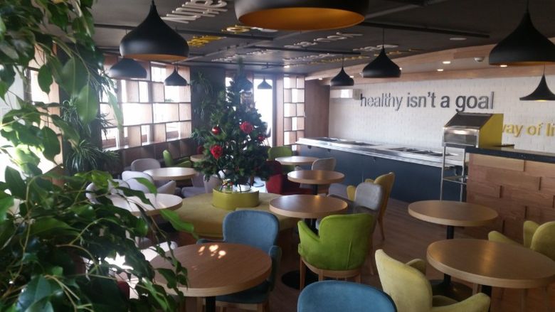 Raiffeisen branch — lounge interior
